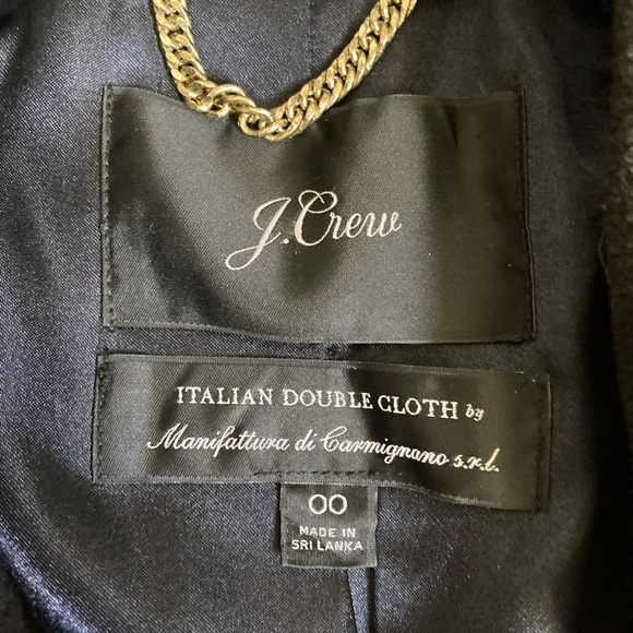 J. Crew Classic lady day coat in Italian double-cloth wool Black - Picture 6 of 8